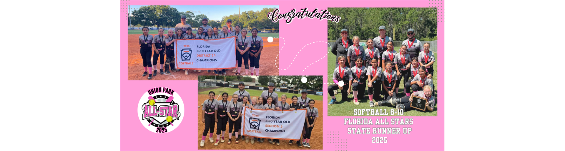 8-9-10U Softball  All Star State Runner Ups 